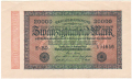 Germany 1 20,000 Mark, 20. 2.1923